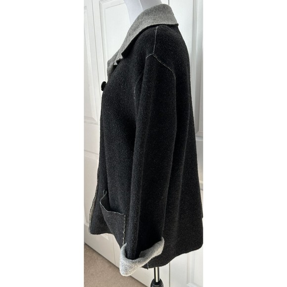 Jones New York Women’s Wool Blend Coatigan Blazer Gray Lightweight Jacket Size S - Picture 2 of 6